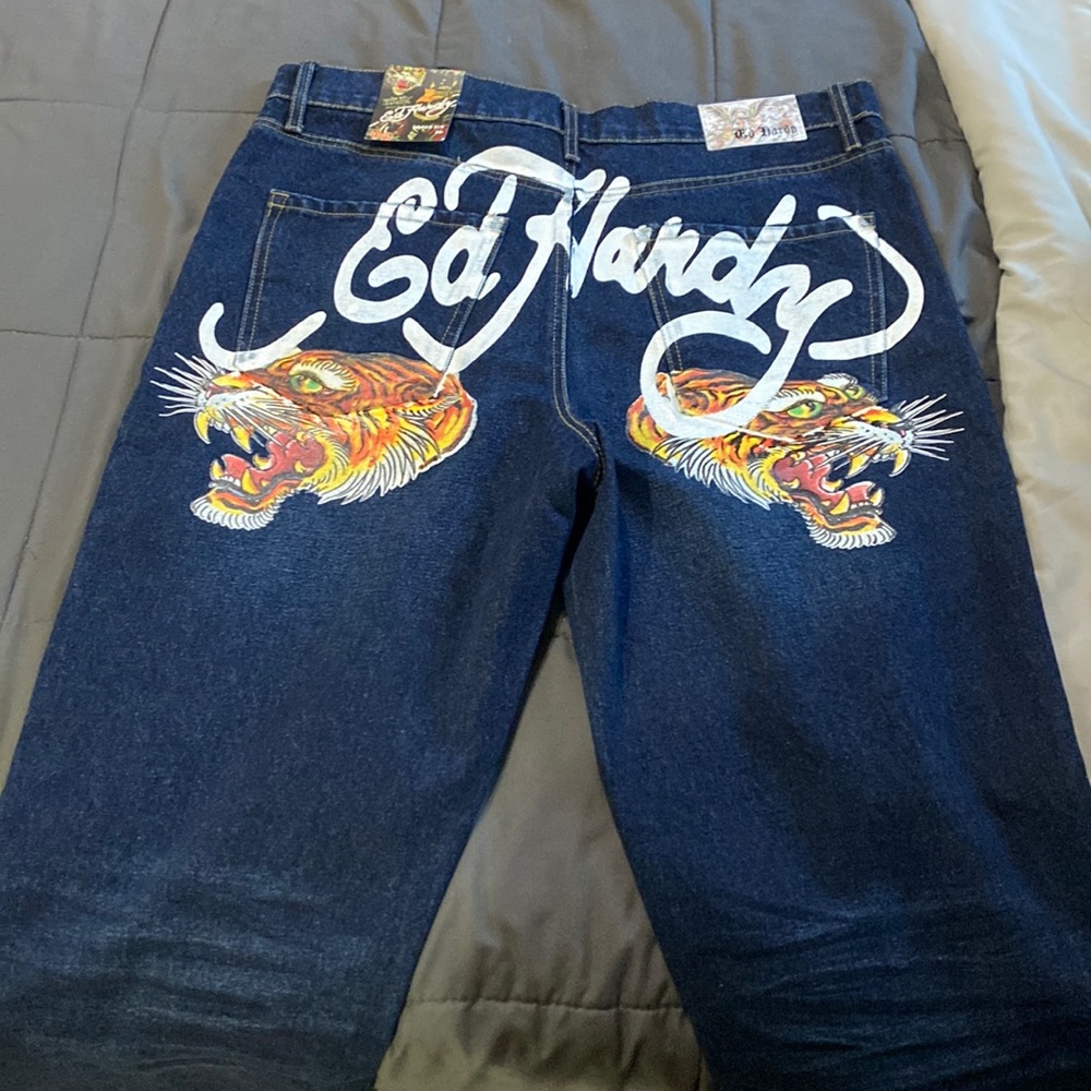Loose Fit Ed Hardy Jeans Size 36